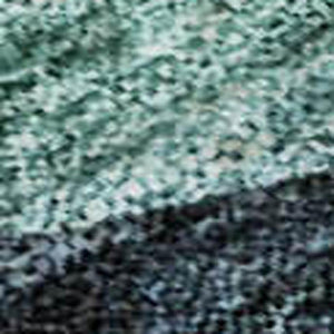 HomeRoots 10' X 14' Washable Abstract Geometric Area Rug in Green, Purple, Gold & Teal - UV Protected & Durable 684834