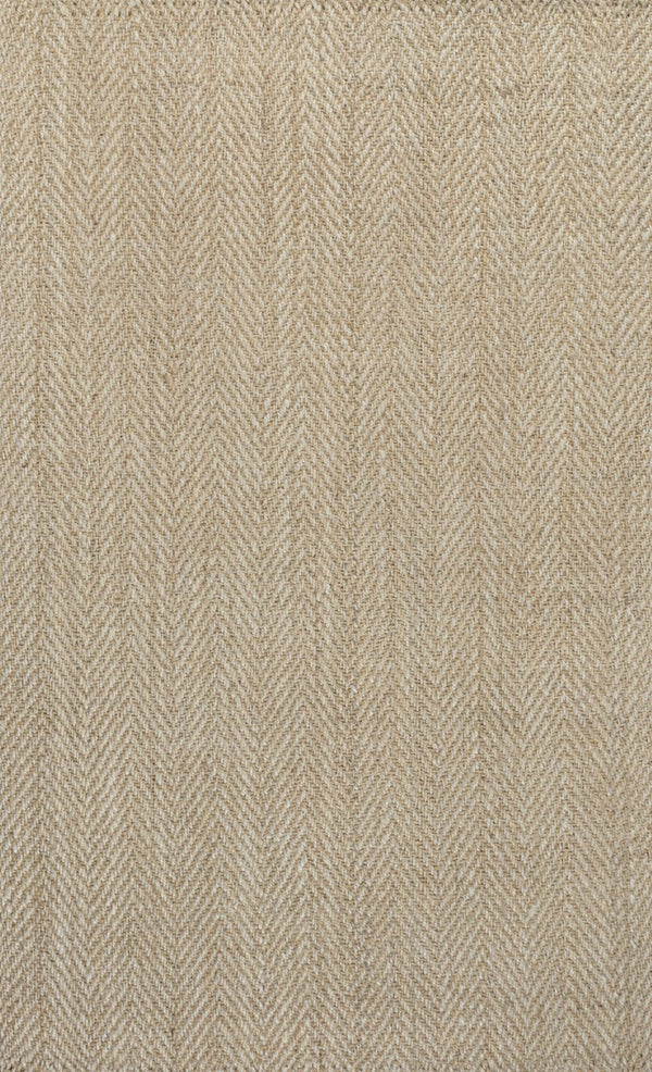 HomeRoots 4' X 6' Ivory Jute Handmade Area Rug - Durable, Elegant Design for Cozy Spaces & High-Traffic Areas 684855