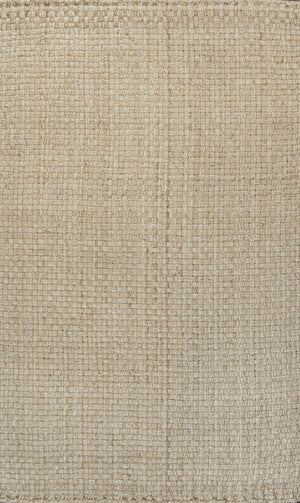 HomeRoots 5' X 8' Ivory Jute Handmade Area Rug - Durable, Eco-Friendly, and Versatile Decor for Your Home Space 684860
