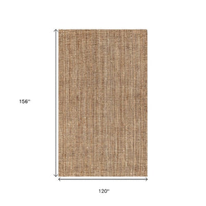 Handwoven Natural Jute Area Rug Eco Friendly Organic Texture for Modern Living Spaces