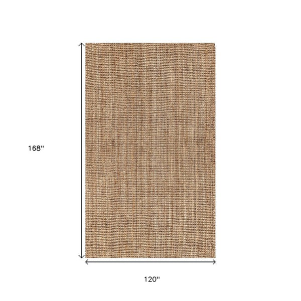 Handwoven Natural Jute Area Rug Eco Friendly Organic Texture for Modern Living Spaces
