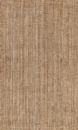 HomeRoots 12' X 15' Natural Jute Handmade Area Rug - Durable, Versatile, and Textured for Cozy Living Spaces 684864