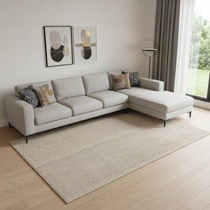 HomeRoots 12' X 18' Jute Handmade Area Rug - Eco-Friendly, Textured Design for Modern Living & Dining Spaces 684871