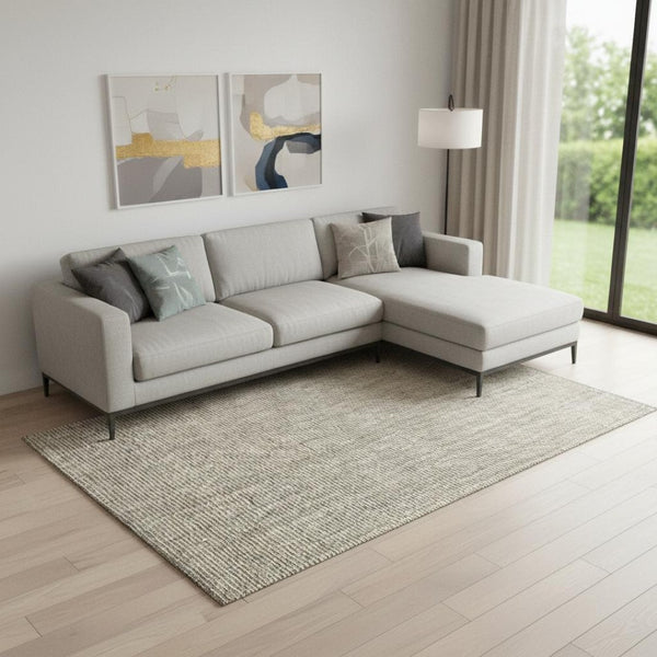 HomeRoots 10' Gray Jute Handmade Area Rug - Eco-Friendly, Durable & Stylish for Large Living Spaces & Decor 684874