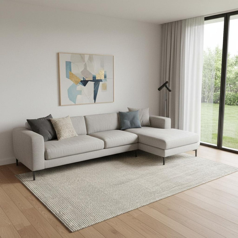 HomeRoots 10' X 14' Gray Jute Handmade Area Rug - Eco-Friendly, Softens Floors & Elevates Modern Decor Elegantly 684875