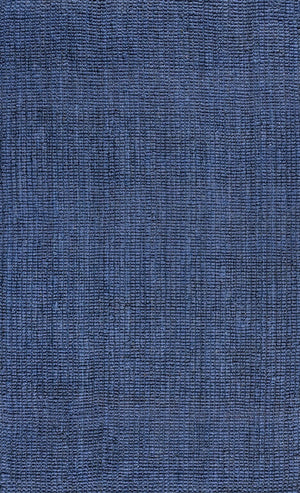 HomeRoots 10' Navy Blue Jute Handmade Area Rug - Durable, Textured, and Stylish for Modern Living Spaces 684880