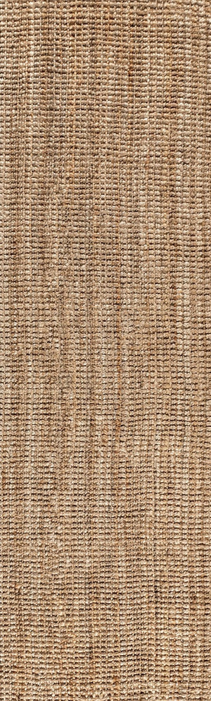 HomeRoots 14' Natural Jute Handmade Runner Rug - Elevate Your Hallways with Textured Elegance & Warmth! 684902