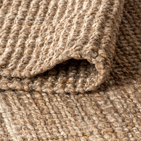 HomeRoots 14' Natural Jute Handmade Runner Rug - Elevate Your Hallways with Textured Elegance & Warmth! 684902