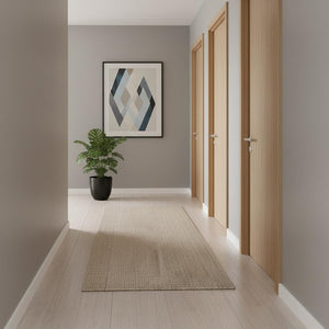 HomeRoots 16' Jute Handmade Runner Rug - Stylish Natural Fiber for Hallways, Entryways & Modern Decor 684909