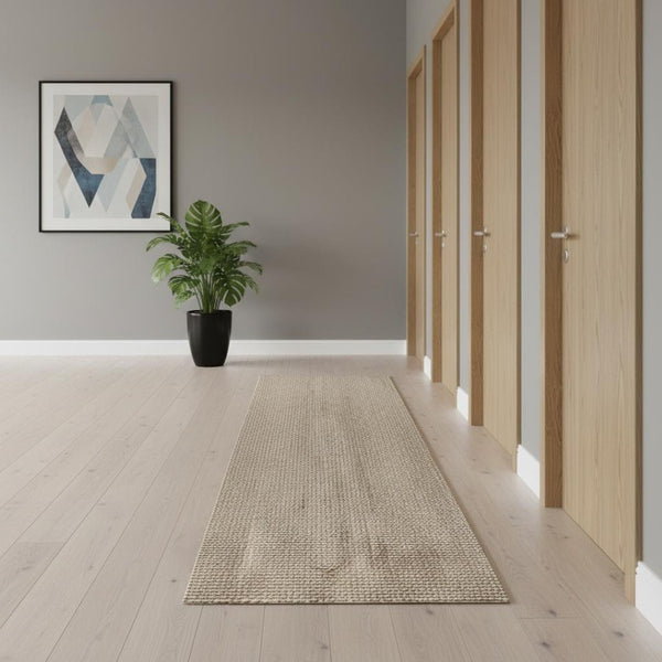HomeRoots 18' Jute Handmade Runner Rug – Elegant Natural Fiber Décor for High-Traffic Hallways & Kitchens 684910