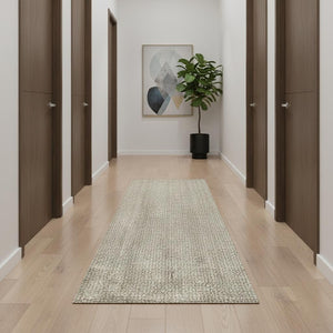 HomeRoots 10' Gray Jute Handmade Runner Rug - Durable, Stylish, and Perfect for High-Traffic Hallways & Spaces 684912