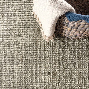 HomeRoots 14' Gray Jute Handmade Runner Rug - Eco-Friendly, Textured, Durable Design for Hallways & Entryways 684914