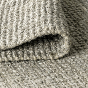 HomeRoots 14' Gray Jute Handmade Runner Rug - Eco-Friendly, Textured, Durable Design for Hallways & Entryways 684914