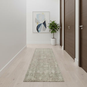 HomeRoots 16' Gray Jute Handmade Runner Rug - Stylish & Durable Floor Covering for Hallways & Entryways 684915