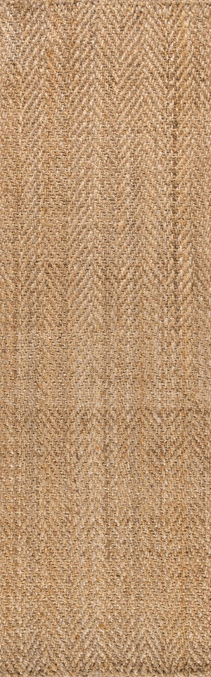 HomeRoots 10' Natural Jute Handmade Runner Rug – Durable, Artisanal Design for Hallways & Entryways, Eco-Friendly 684928