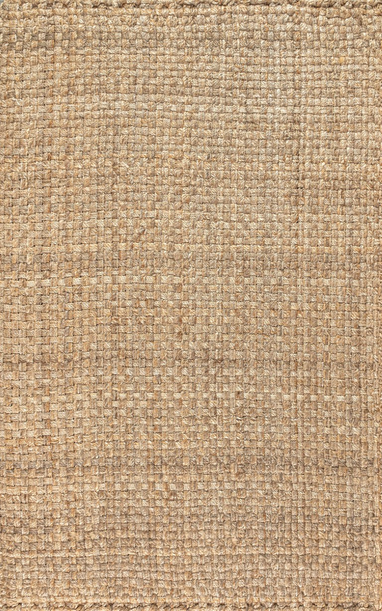 Handwoven Natural Jute Area Rug Eco Friendly Organic Texture for Modern Living Spaces