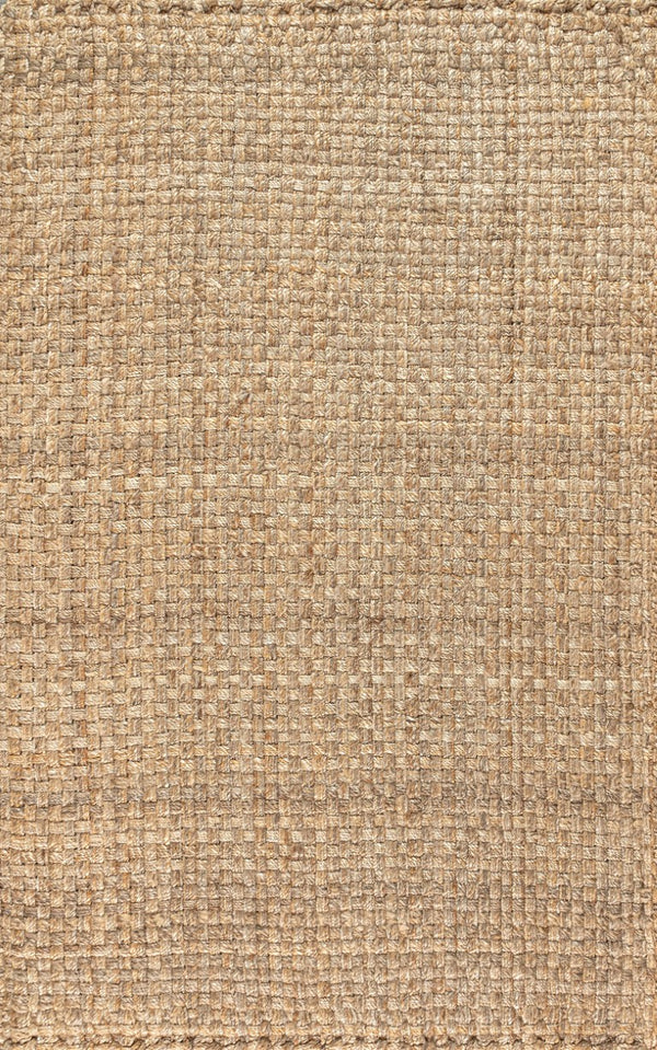 Handwoven Natural Jute Area Rug Eco Friendly Organic Texture for Modern Living Spaces