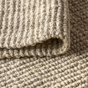 HomeRoots 10' Ivory Jute Handmade Runner Rug - Durable, Eco-Friendly, Elegant Design for Hallways & Kitchens 684936