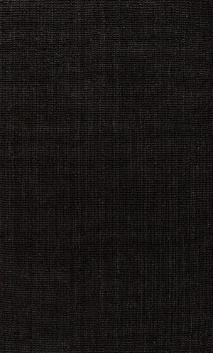 HomeRoots 3' Black Jute Handmade Area Rug - Stylish Natural Texture for Entryways, Bedrooms, and More! 684941