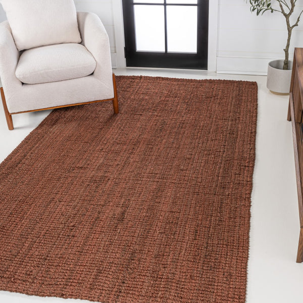 HomeRoots 3' X 5' Jute Handmade Area Rug - Natural Warmth & Durability for Modern or Rustic Spaces, Low Maintenance 684946