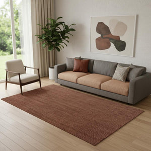 HomeRoots 5' Jute Handmade Area Rug - Eco-Friendly, Durable, Textured Design for Living Rooms & Bedrooms 684948