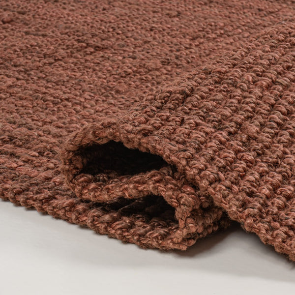 HomeRoots 5' Jute Handmade Area Rug - Eco-Friendly, Durable, Textured Design for Living Rooms & Bedrooms 684948