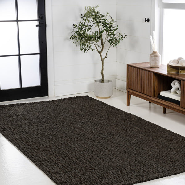 HomeRoots 3' X 5' Brown Jute Handmade Area Rug - Versatile, Durable, and Chic Accent for Any Room Décor 684951