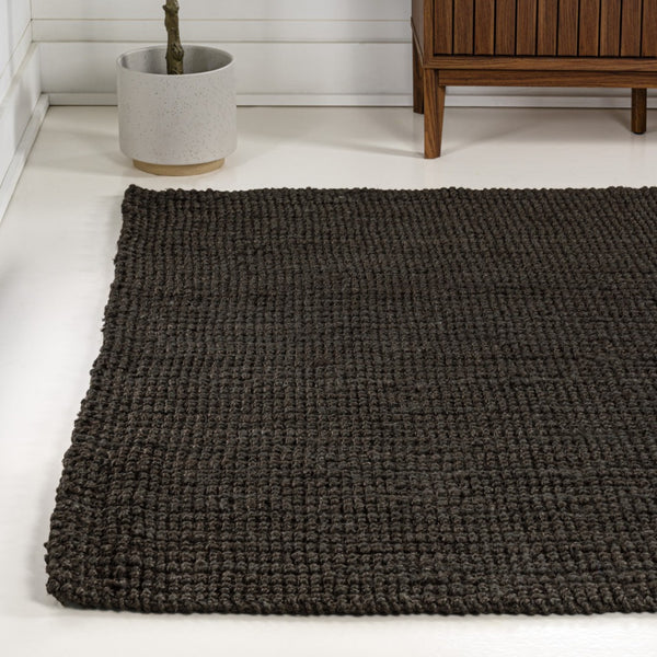 HomeRoots 3' X 5' Brown Jute Handmade Area Rug - Versatile, Durable, and Chic Accent for Any Room Décor 684951