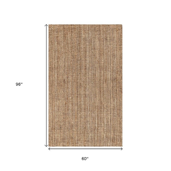 Handwoven Natural Jute Area Rug Eco Friendly Organic Texture for Modern Living Spaces
