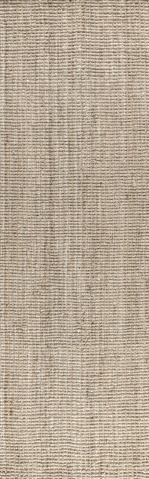 HomeRoots 8' Jute Handmade Runner Rug - Natural Texture for Hallways, Entryways & Coastal Décor, Durable & Stylish 684972