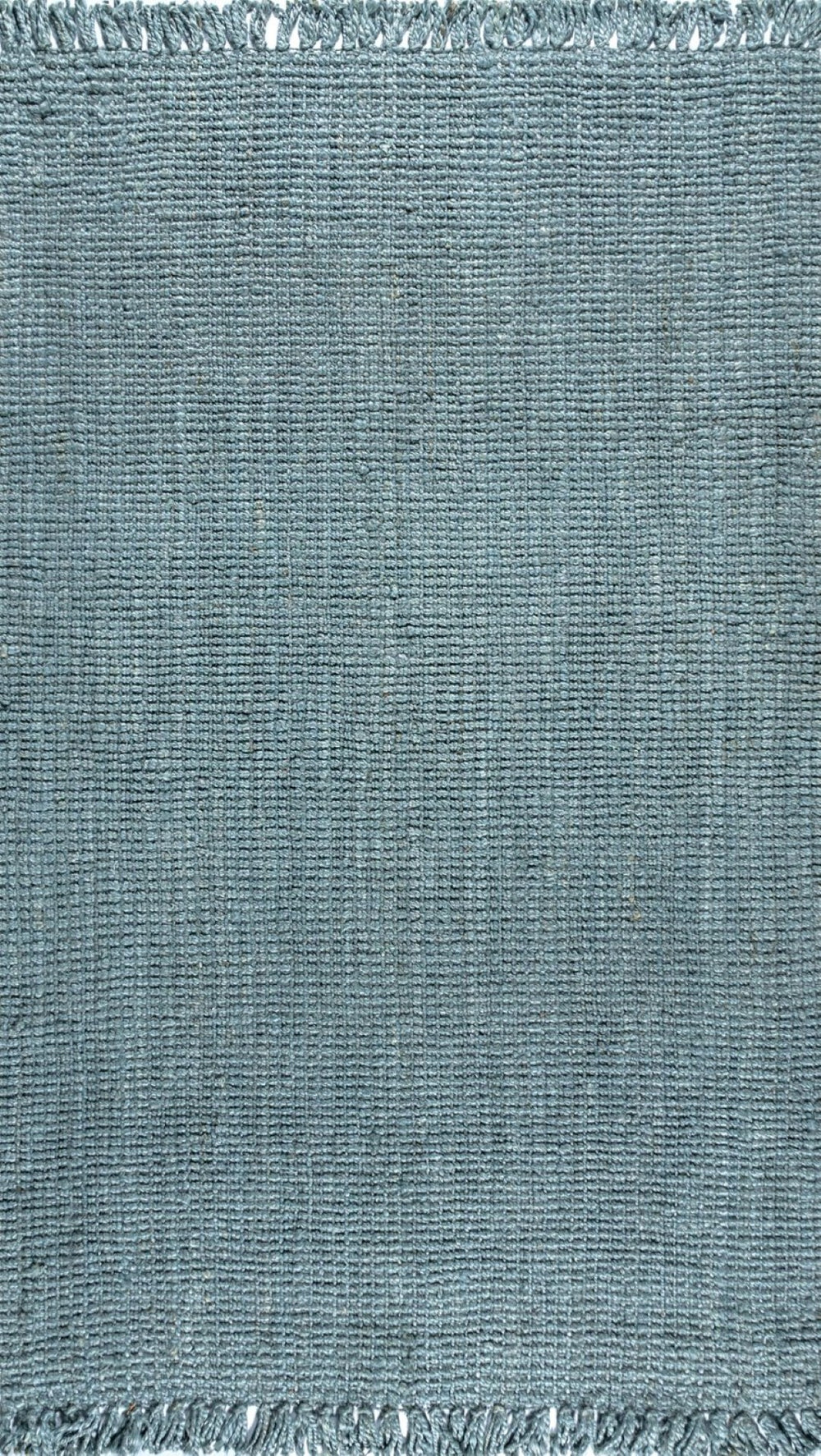 HomeRoots 8' X 10' Light Blue Jute Handmade Area Rug – Stylish, Durable, and Perfect for Modern Interiors! 684996
