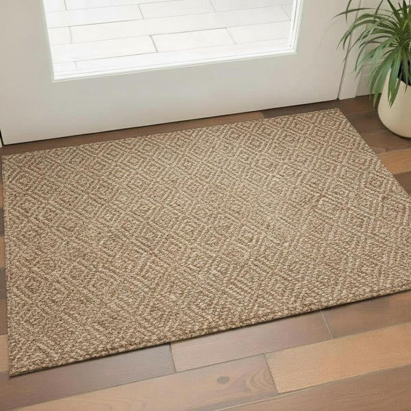 HomeRoots 3' X 5' Natural Jute Handmade Area Rug - Organic Texture for Cozy Spaces, Versatile Style & Durability 684998