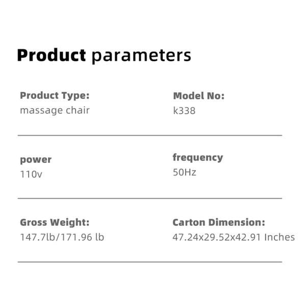 English Elm "Luxury Luxury 3D Zero Gravity Massage Chair with Mechanical Hand, SL-Track, Heated Back & Calves, Shiatsu, Bluetooth Speakers and Smart LCD Control for Home & Office Comfort W3327P296152