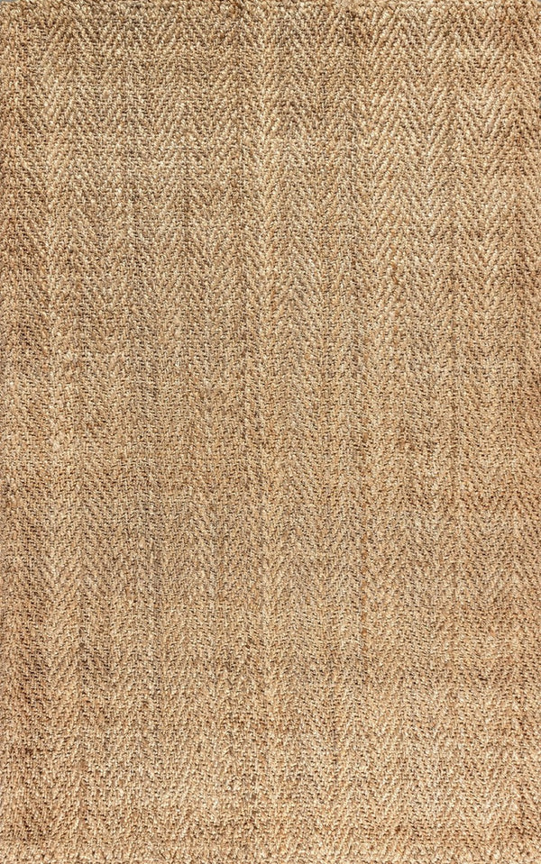 HomeRoots 4' X 6' Natural Jute Handmade Area Rug - Stylish, Durable, and Perfect for High-Traffic Spaces Today! 685004