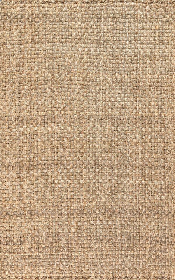 HomeRoots 3' Natural Jute Handmade Area Rug - Durable, Eco-Friendly, Textured Design for Cozy Spaces & Style 685008