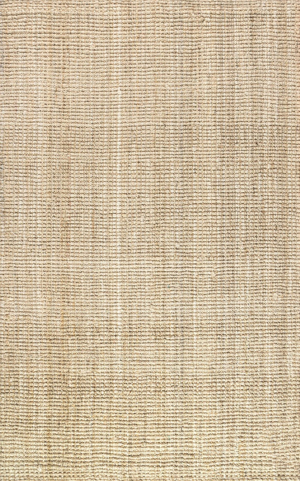 HomeRoots 4' Ivory Jute Handmade Area Rug - Eco-Friendly, Durable Design for Stylish Living Spaces & Versatile Use 685014
