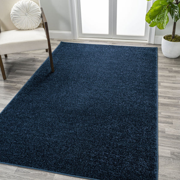 HomeRoots 5' X 8' Navy Blue Area Rug - Durable, Stylish, Easy-Care Contemporary Rug for Any Room's Aesthetic 685094
