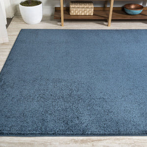 HomeRoots 5' X 8' Navy Blue Area Rug - Durable, Stylish, Easy-Care Contemporary Rug for Any Room's Aesthetic 685094