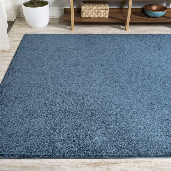 HomeRoots 5' X 8' Navy Blue Area Rug - Durable, Stylish, Easy-Care Contemporary Rug for Any Room's Aesthetic 685094