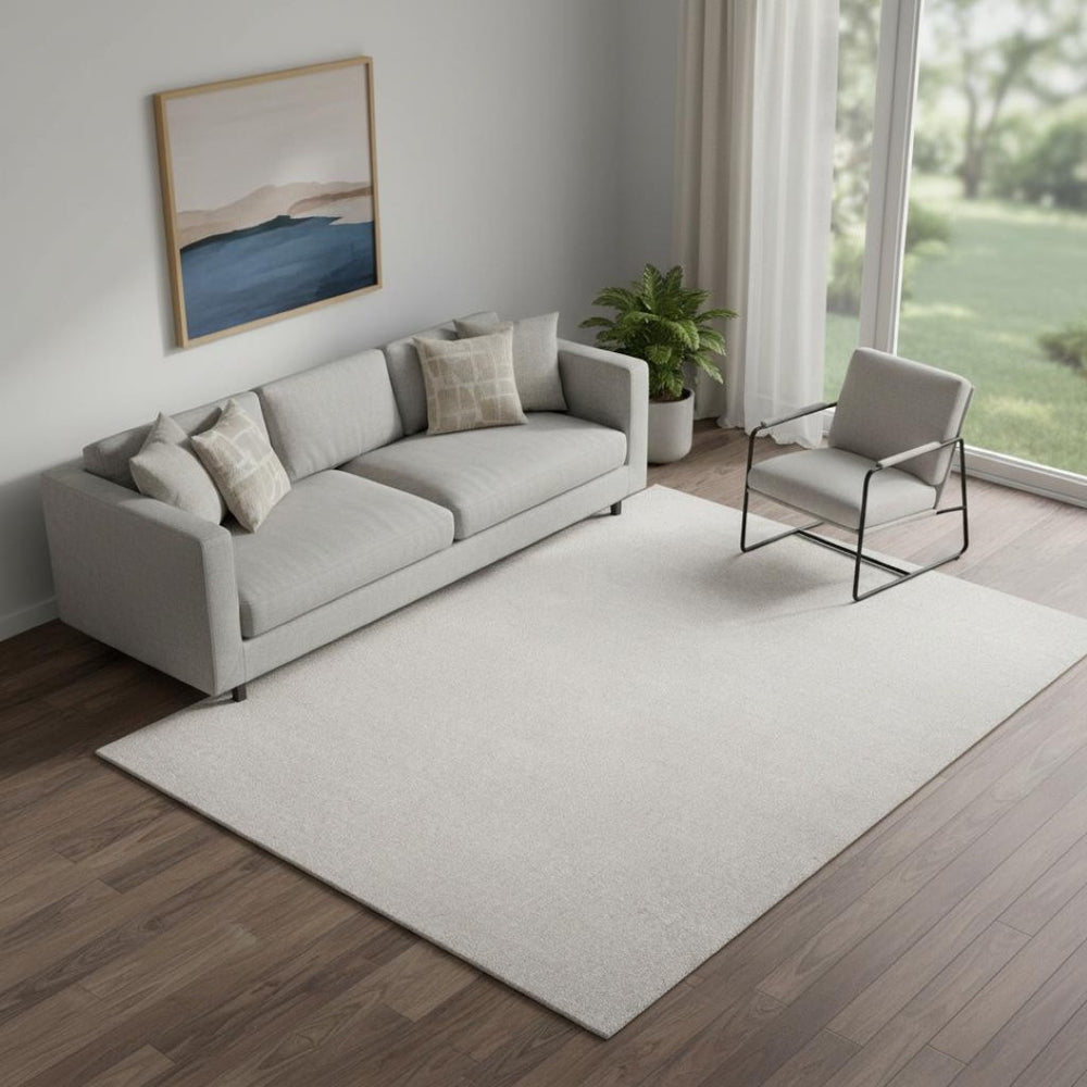 HomeRoots 5' X 8' Cream Area Rug - Soft, Stylish, and Durable for Living Rooms, Bedrooms, and Dining Spaces 685100