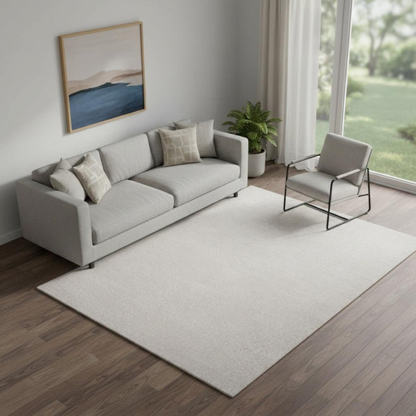 HomeRoots 5' X 8' Cream Area Rug - Soft, Stylish, and Durable for Living Rooms, Bedrooms, and Dining Spaces 685100