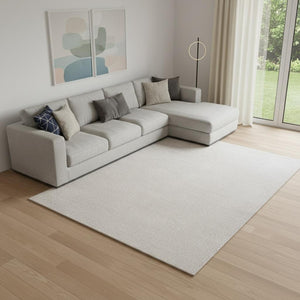 HomeRoots 8' X 10' Cream Area Rug - Elegant, Durable, and Soft Underfoot for Timeless Style in Any Room 685101