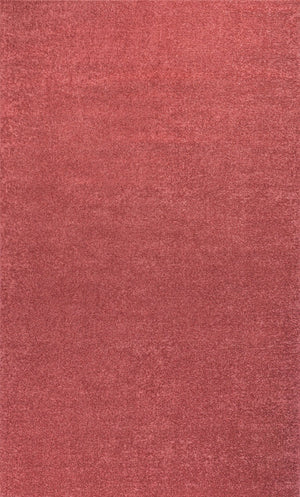 HomeRoots 8' X 10' Red Area Rug - Bold Contemporary Design for Comfort, Noise Reduction & Easy Maintenance 685107