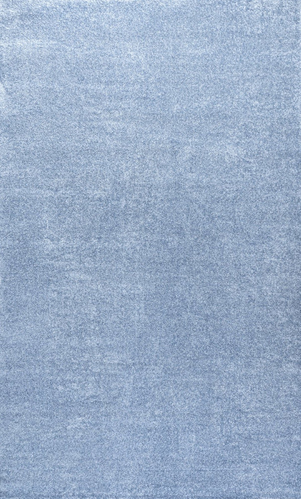 HomeRoots 5' X 8' Blue Area Rug - Stylish, Durable, and Low-Maintenance Modern Accent for Any Room Decor 685112