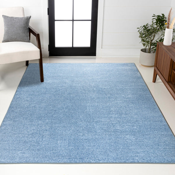 HomeRoots 5' X 8' Blue Area Rug - Stylish, Durable, and Low-Maintenance Modern Accent for Any Room Decor 685112