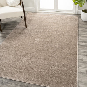 HomeRoots 8' X 10' Beige Area Rug - Versatile, Durable Design for Living Rooms, Bedrooms & Home Offices 685119