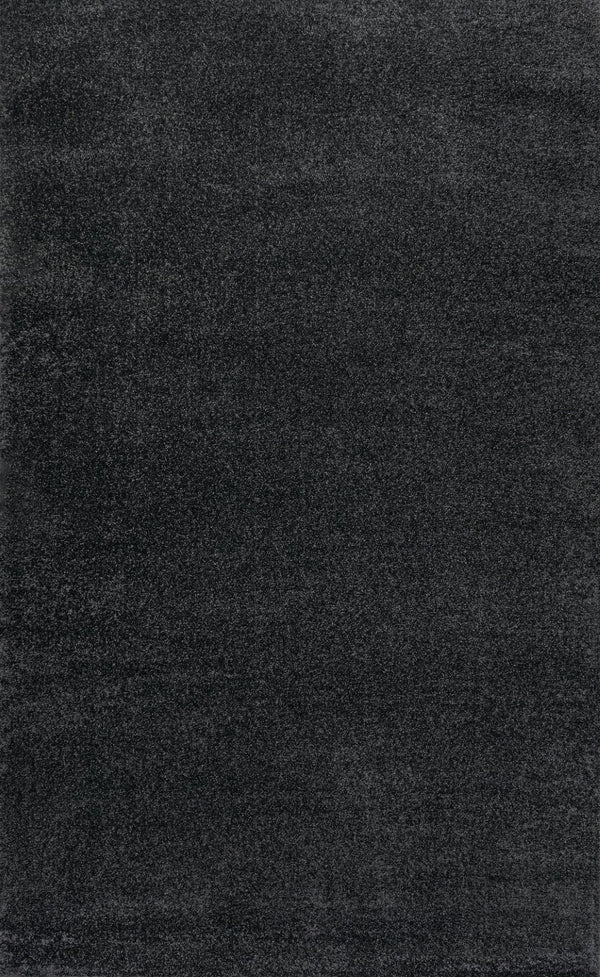 HomeRoots 8' X 10' Black Area Rug - Contemporary Style for Living Spaces, Durable, Low-Maintenance & Versatile! 685131