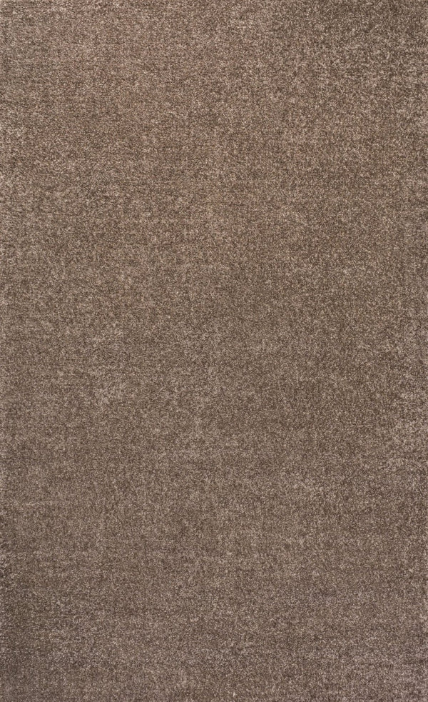 HomeRoots 5' Brown Area Rug - Durable, Soft, and Stylish for Living Rooms, Dining Areas, and Bedrooms 685136