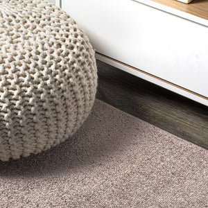 HomeRoots 8' X 10' Brown Area Rug - Modern, Durable, and Stylish Low-Pile Solution for Any High-Traffic Space 685137