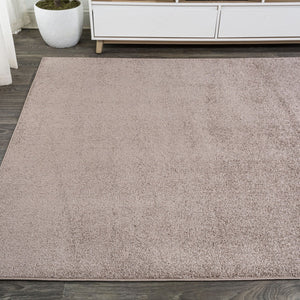 HomeRoots 8' X 10' Brown Area Rug - Modern, Durable, and Stylish Low-Pile Solution for Any High-Traffic Space 685137